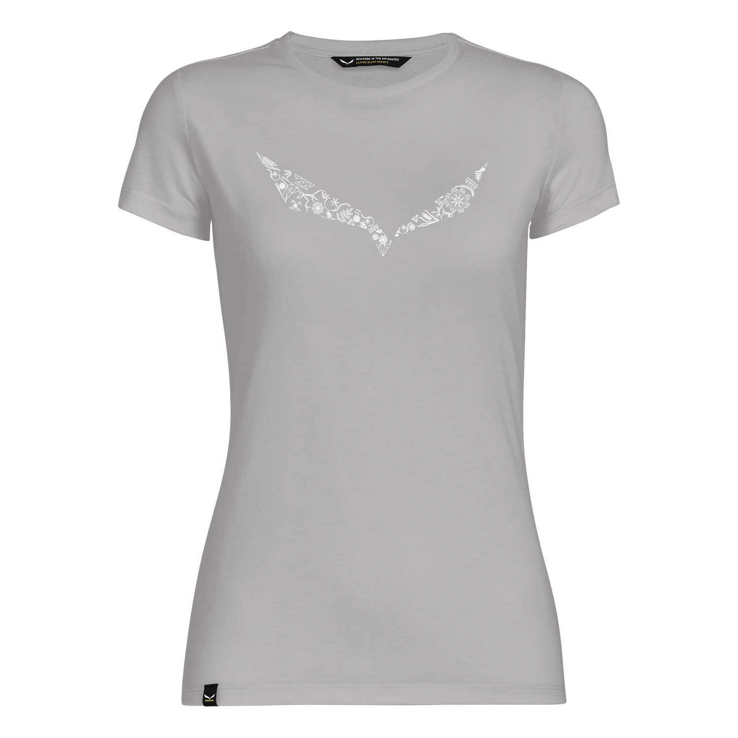 Salewa Solidlogo Dri-Release® T-Shirts γυναικεια γκρι Greece SJ6807451